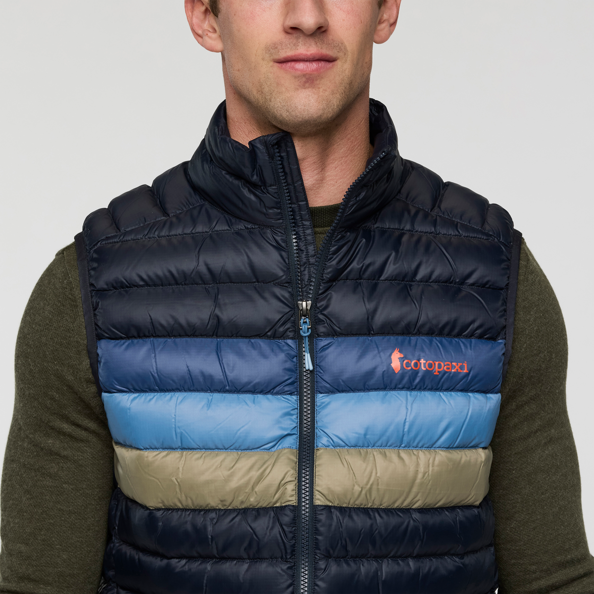 Fuego Down Vest - Men's - Carbon Stripes - US 2505