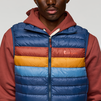 Fuego Down Vest - Men's - Deep Sea Stripes - US 5327