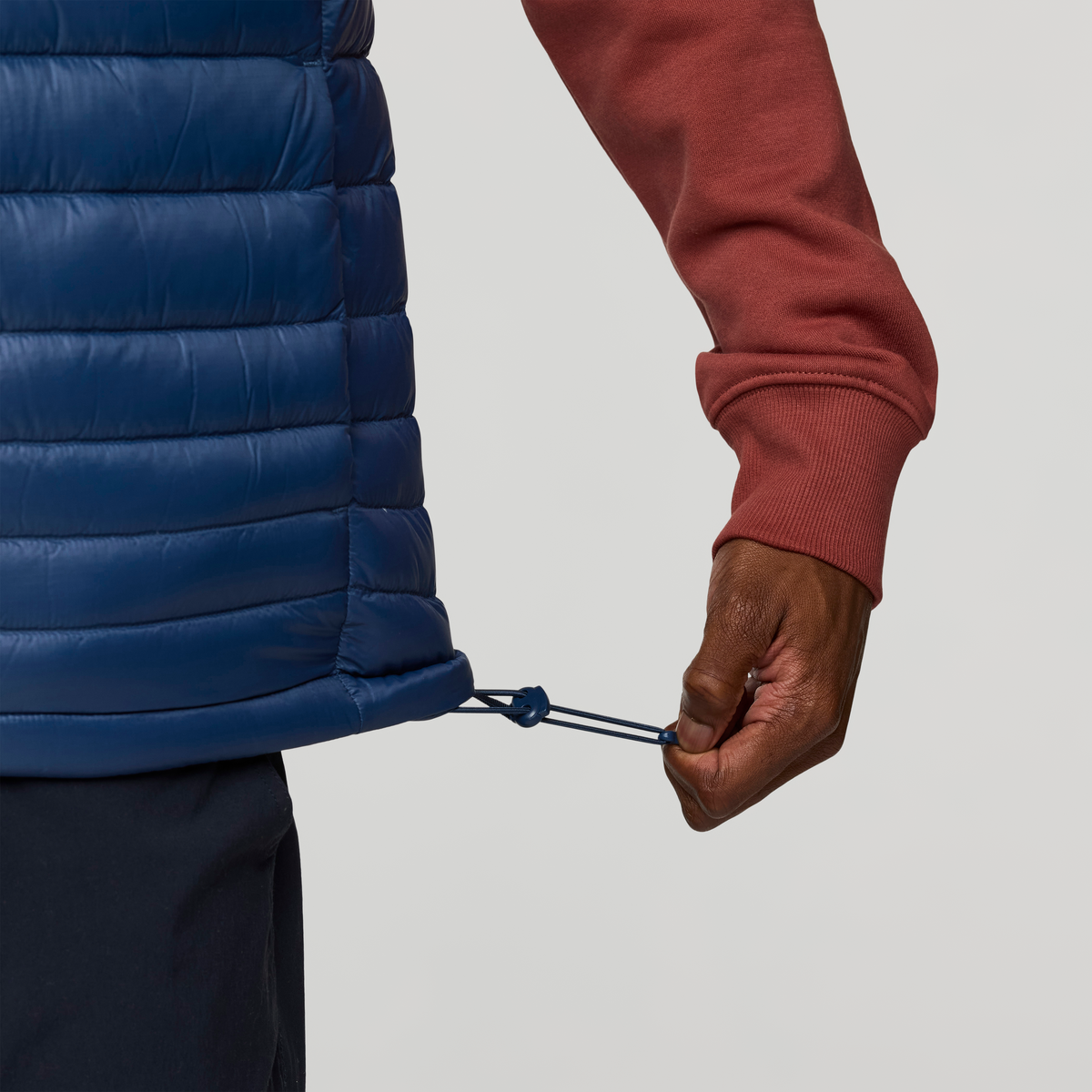 Fuego Down Vest - Men's - Deep Sea Stripes - US 5327
