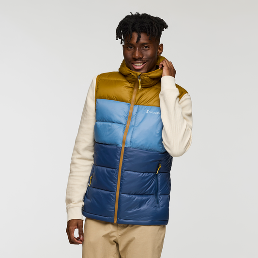 Fuego Max Down Vest - Men's - Bronze/Deep Sea - US 2236