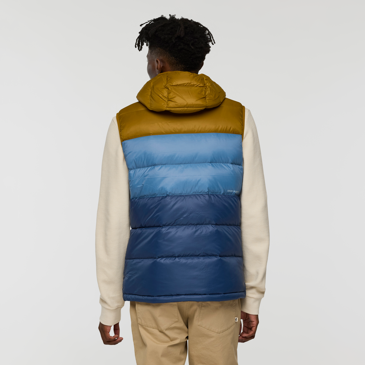Fuego Max Down Vest - Men's - Bronze/Deep Sea - US 2236
