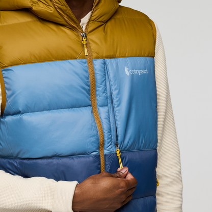 Fuego Max Down Vest - Men's - Bronze/Deep Sea - US 2236