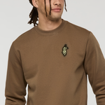 Lava Llama Crew Sweatshirt - Men's - Dune - US 6278