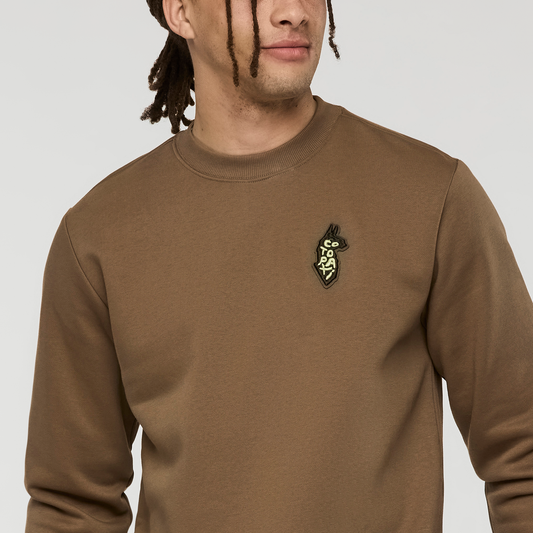 Lava Llama Crew Sweatshirt - Men's - Dune - US 6278