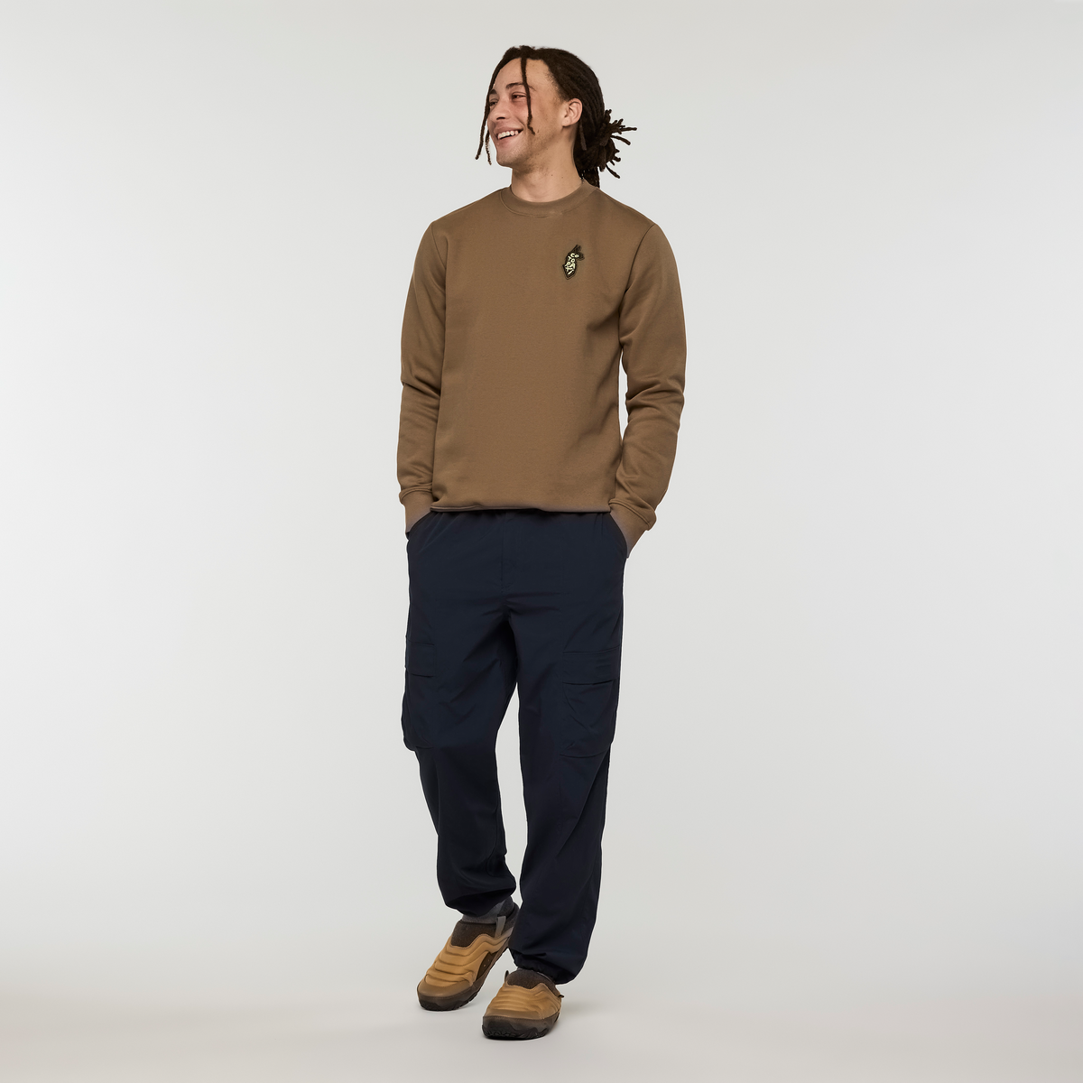 Lava Llama Crew Sweatshirt - Men's - Dune - US 6278