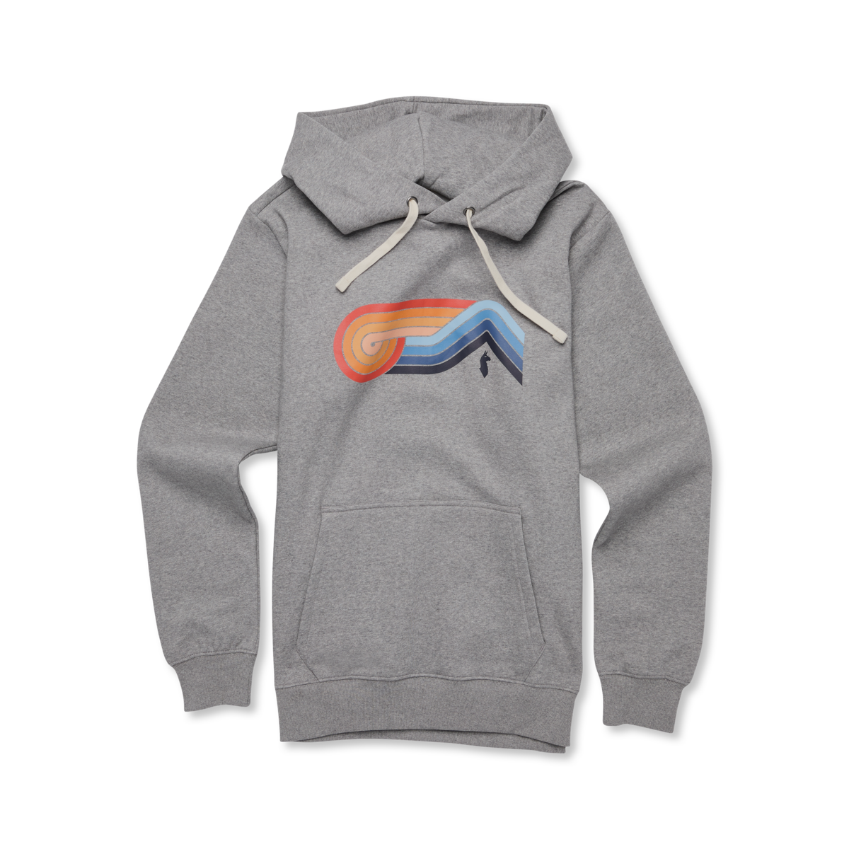 Melting Sunset Pullover Hoodie - Men's - Heather Grey - US 5601