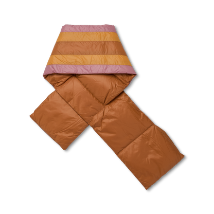 Fuego Down Scarf - Sienna Stripes - US 1491