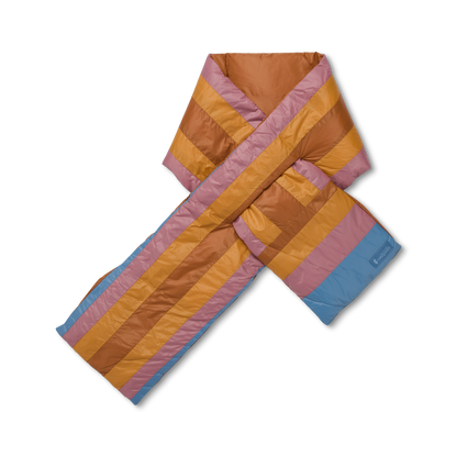 Fuego Down Scarf - Sienna Stripes - US 1491
