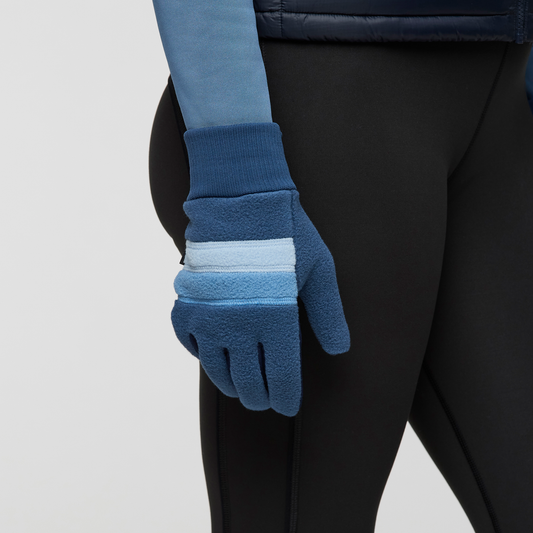 Teca Fleece Gloves - Deep Sea - US 8837