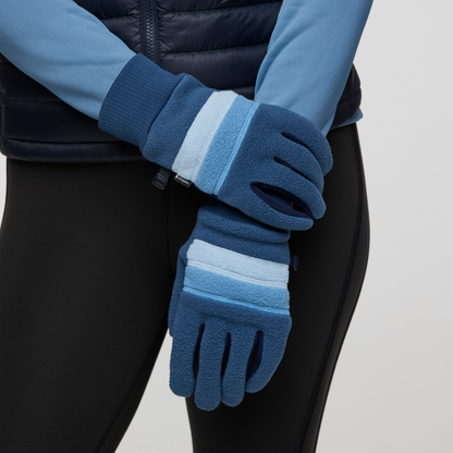 Teca Fleece Gloves - Deep Sea - US 8837