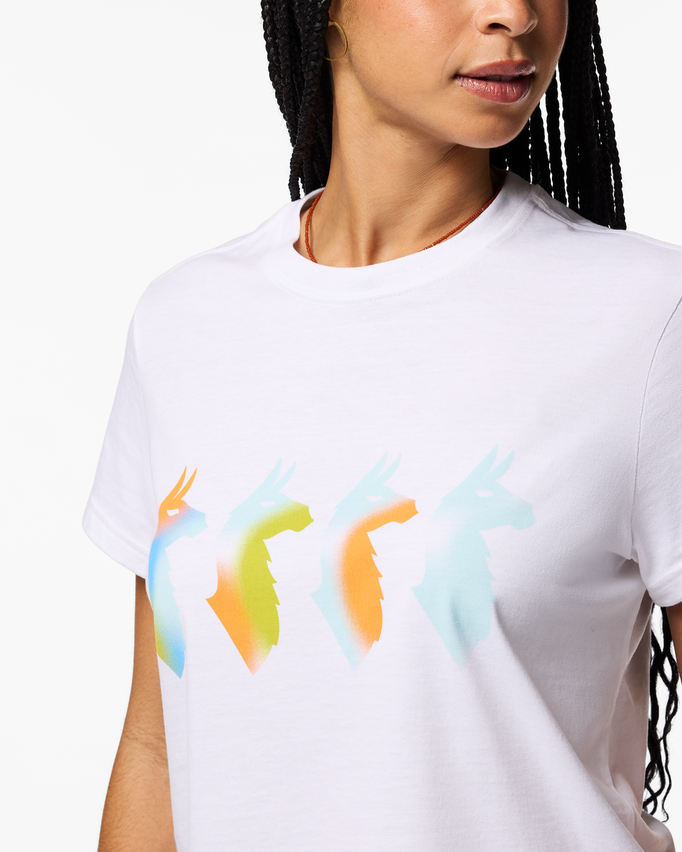Cuatro Bitmap T-Shirt - Women's - White - US 5800