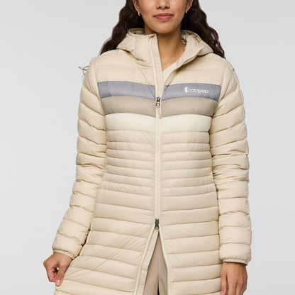 Fuego Down Parka - Women's - Cream Stripes - US 8193