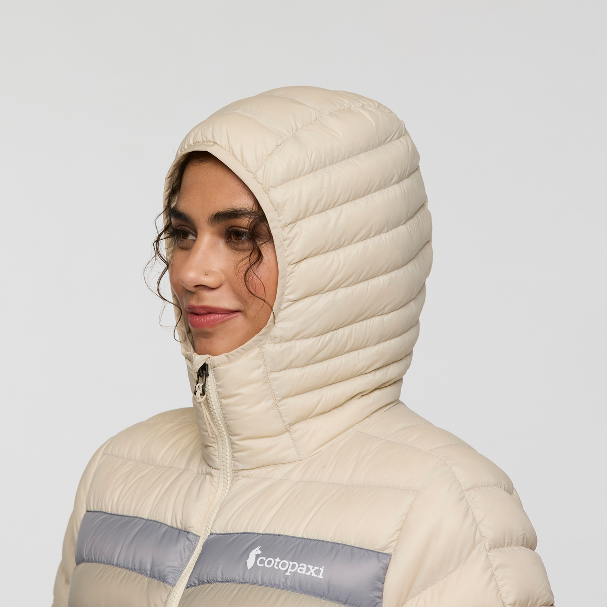 Fuego Down Parka - Women's - Cream Stripes - US 8193