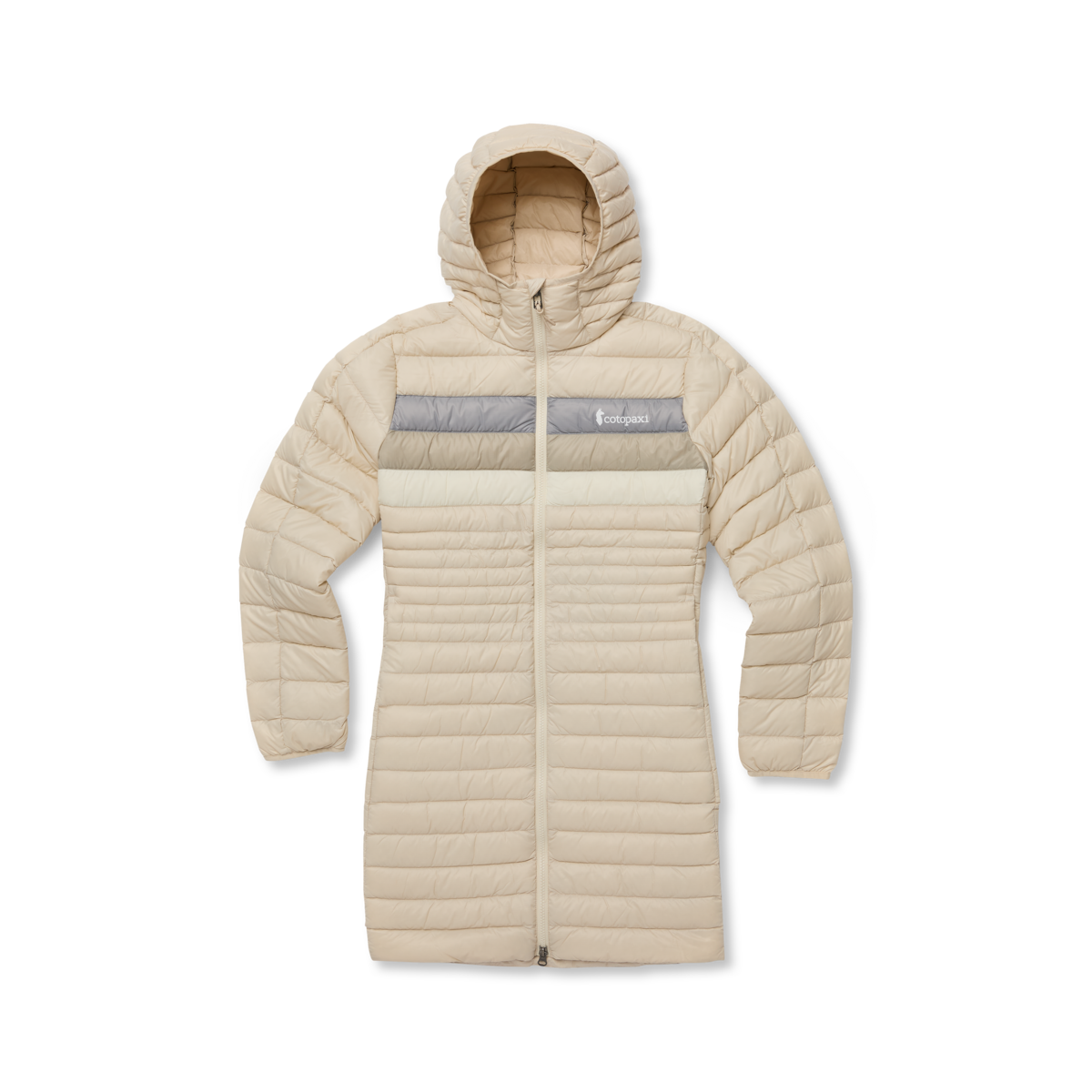Fuego Down Parka - Women's - Cream Stripes - US 8193