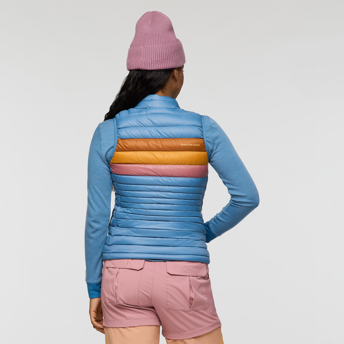 Fuego Down Vest - Women's - Fjord Stripes - US 0004