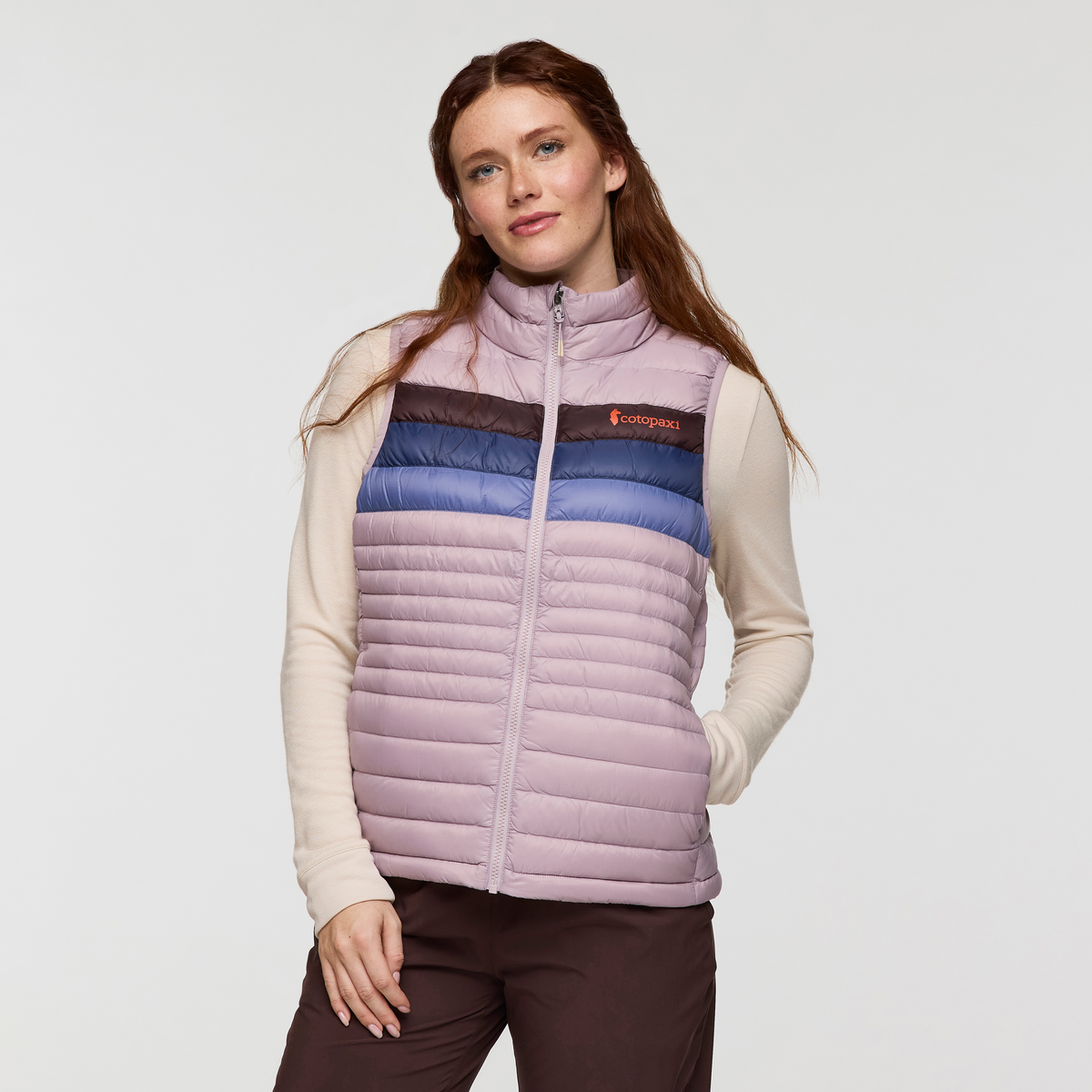 Fuego Down Vest - Women's - Quartz Stripes - US 3345