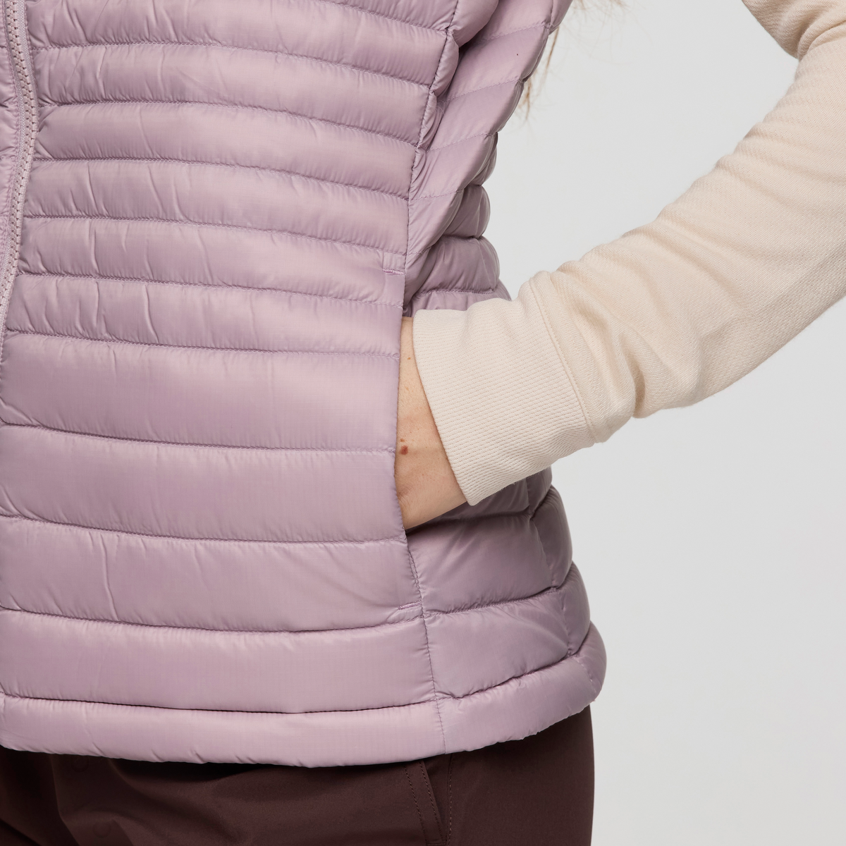 Fuego Down Vest - Women's - Quartz Stripes - US 3345