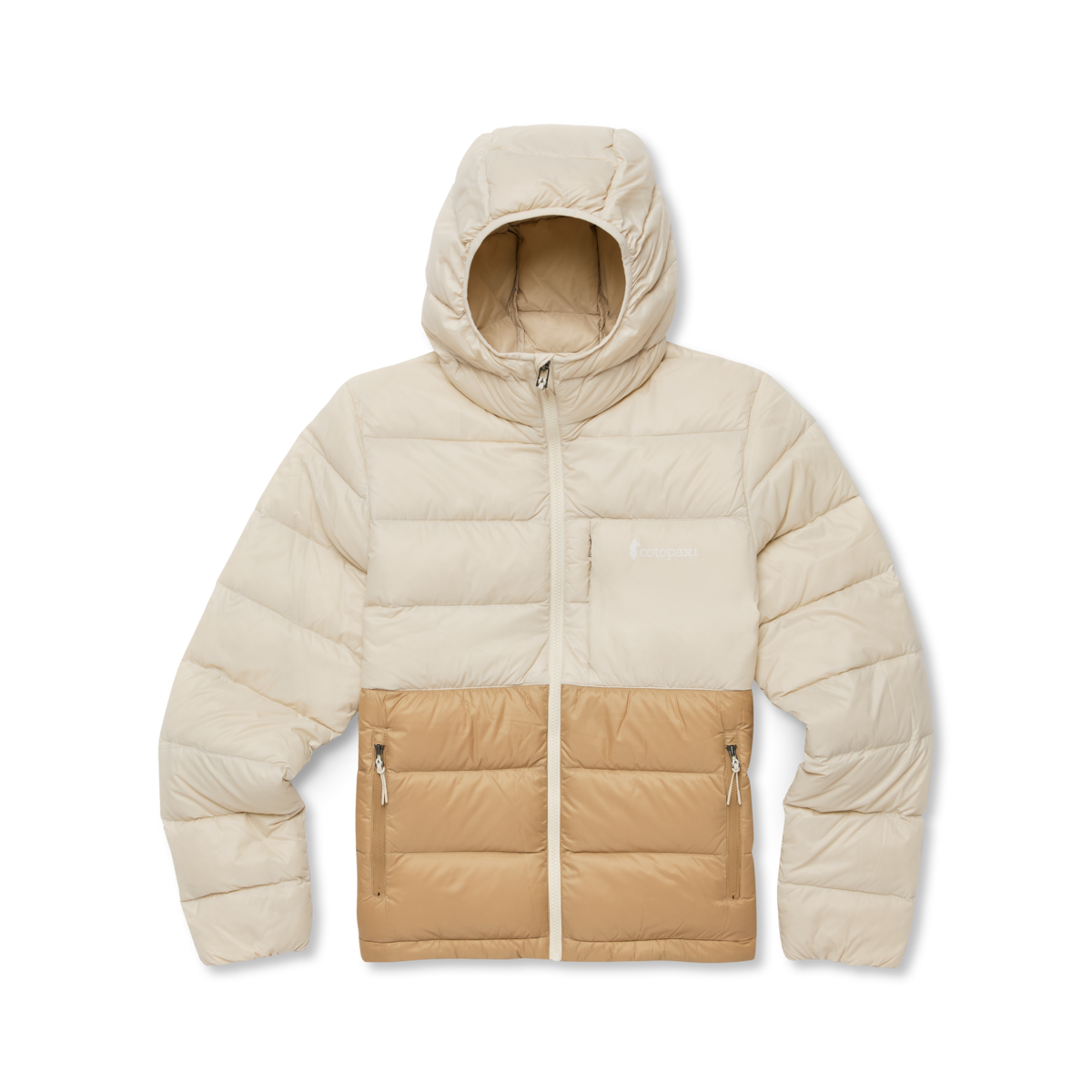 Fuego Max Down Hooded Jacket - Women's - Cream/Khaki - US 9579