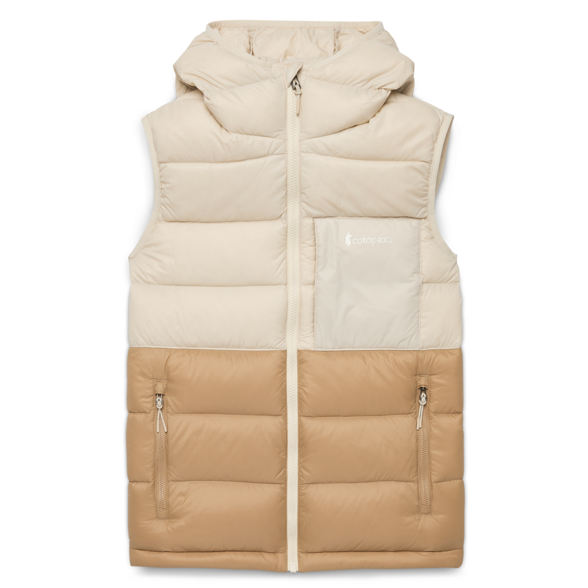 Fuego Max Down Vest - Women's - Cream/Khaki - US 4407