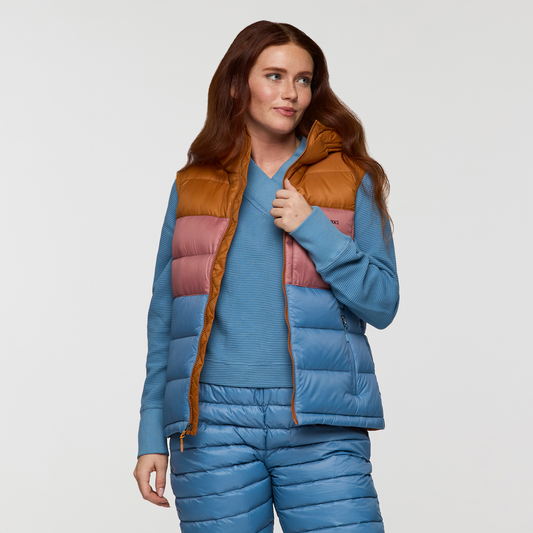 Fuego Max Down Vest - Women's - Sienna/Fjord - US 0841