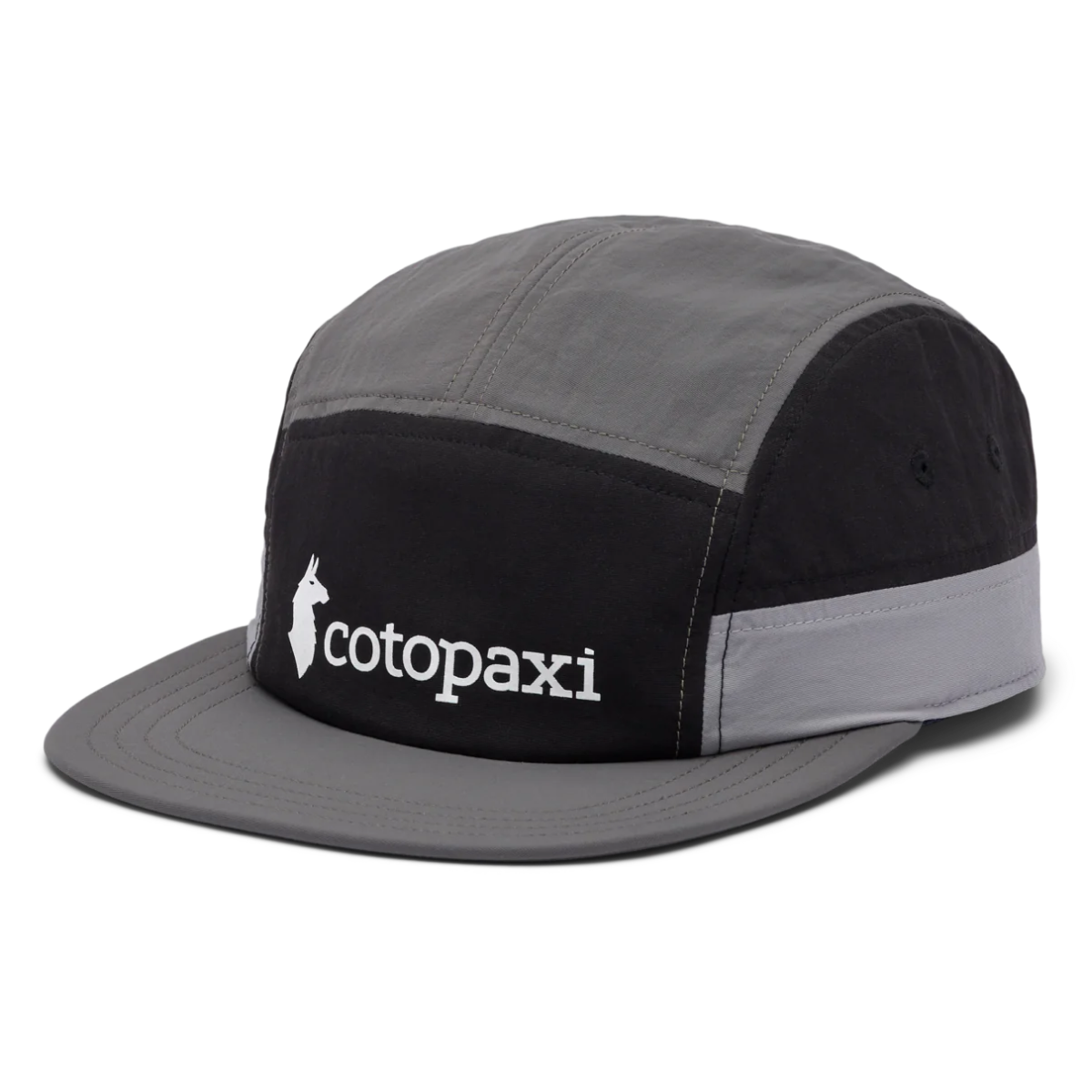 Cotopaxi Tech 5-Panel Hat - Black/Cinder - US 9507