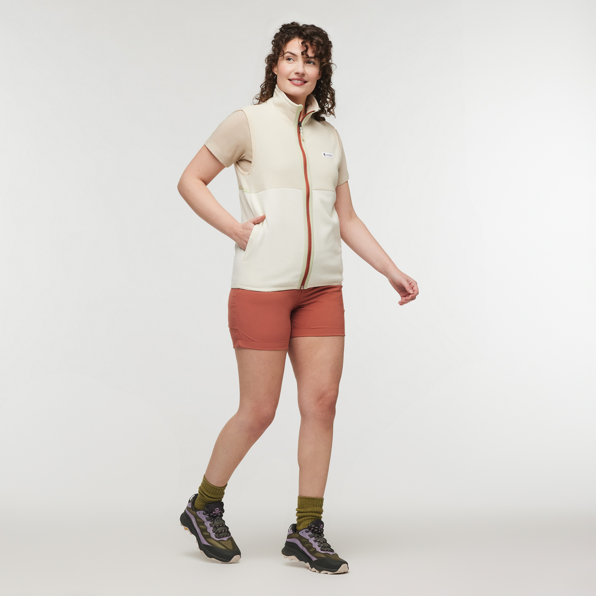 Amado Fleece Vest - Women's - Bone/Cream - US 5169