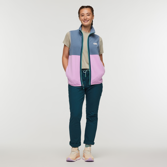 Amado Fleece Vest - Women's - Tempest/Orchid Bloom - US 3253