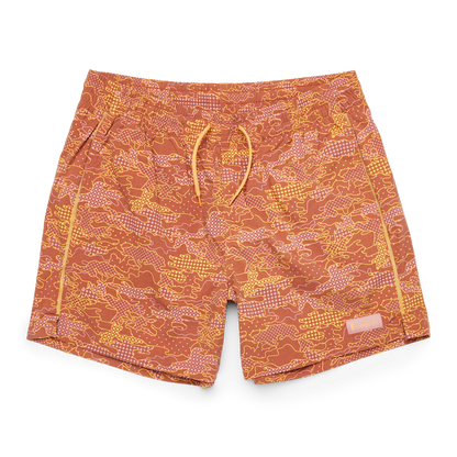 Brinco 5" Short - Print - Men's - Scenic Route Faded Brick - US 1141