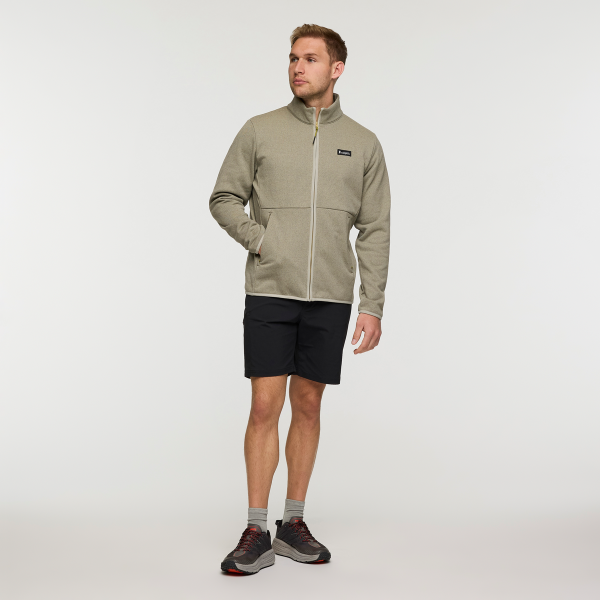 Envo Fleece Full-Zip Jacket - Men's - Heather Pebble - US 5347