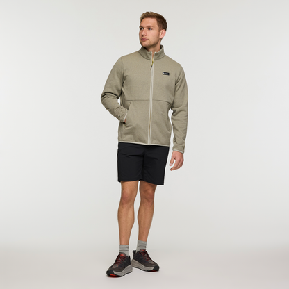 Envo Fleece Full-Zip Jacket - Men's - Heather Pebble - US 5347