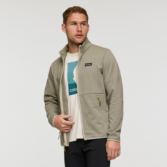 Envo Fleece Full-Zip Jacket - Men's - Heather Pebble - US 5347