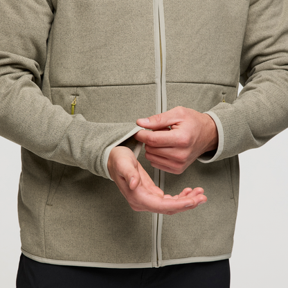 Envo Fleece Full-Zip Jacket - Men's - Heather Pebble - US 5347