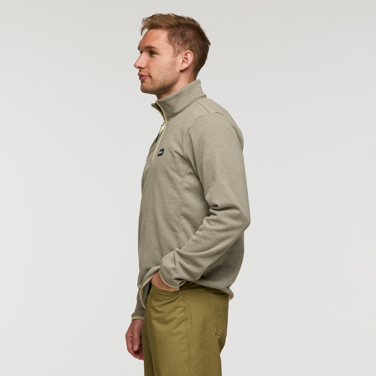 Envo Fleece Quarter-Zip Pullover - Men's - Heather Pebble - US 9192