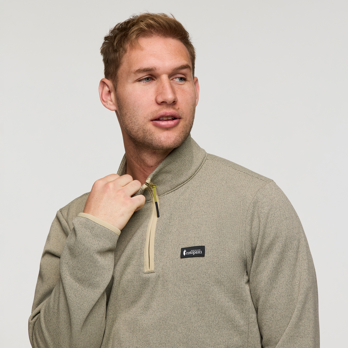 Envo Fleece Quarter-Zip Pullover - Men's - Heather Pebble - US 9192