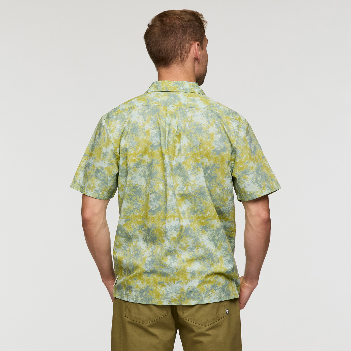 Estival Button Up Shirt - Print - Men's - Galactic Lemongrass - US 5197
