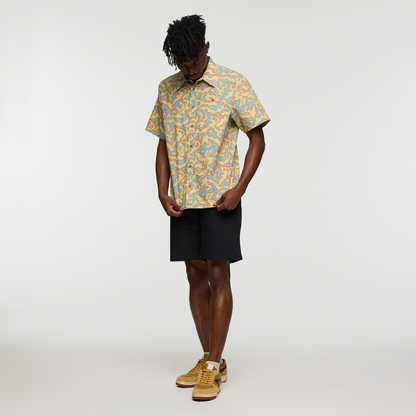 Estival Button Up Shirt - Print - Men's - Island Llama Grain - US 0328