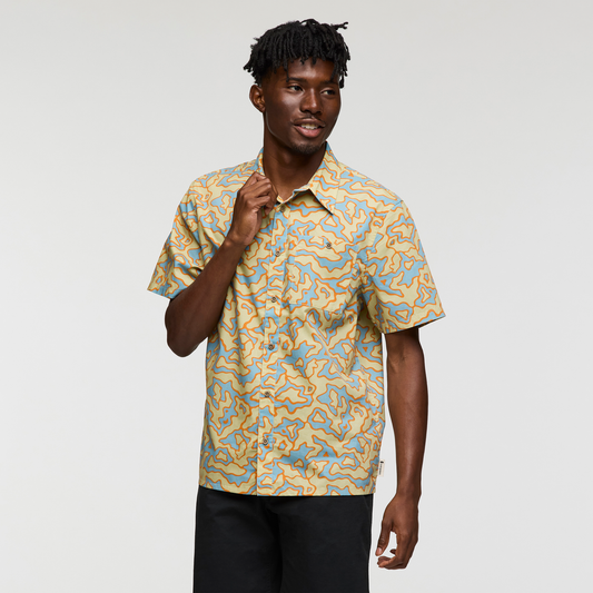 Estival Button Up Shirt - Print - Men's - Island Llama Grain - US 0328