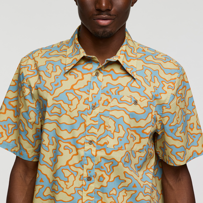 Estival Button Up Shirt - Print - Men's - Island Llama Grain - US 0328