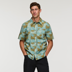 Estival Button Up Shirt - Print - Men's - Reflections Silver Leaf - US 2503
