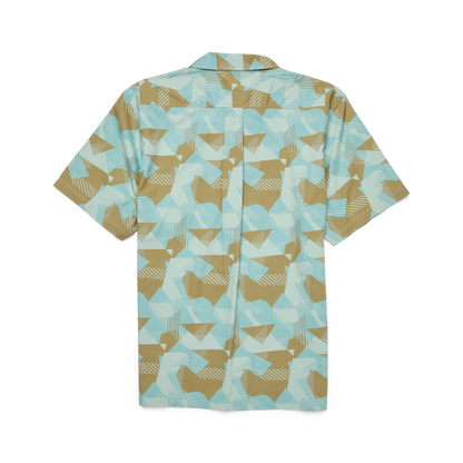 Estival Button Up Shirt - Print - Men's - Reflections Silver Leaf - US 2503