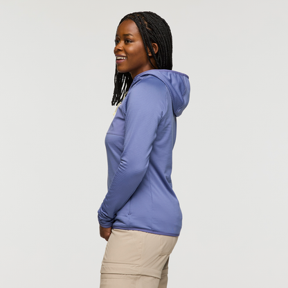 Otero Fleece Full-Zip Hooded Jacket - Women's - Blue Smoke - US 0435