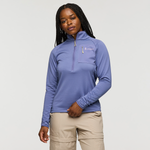 Otero Fleece Half-Zip Pullover - Women's - Blue Smoke - US 0032