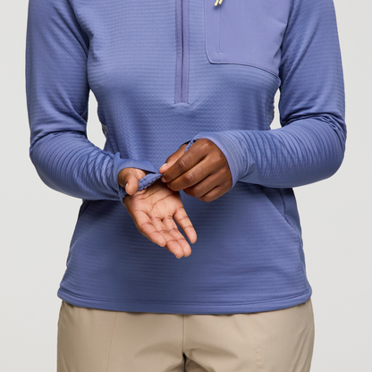 Otero Fleece Half-Zip Pullover - Women's - Blue Smoke - US 0032