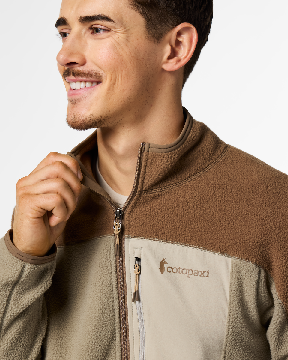 Abrazo Fleece Full-Zip Jacket - Men's - Dune/Stone - US 0497