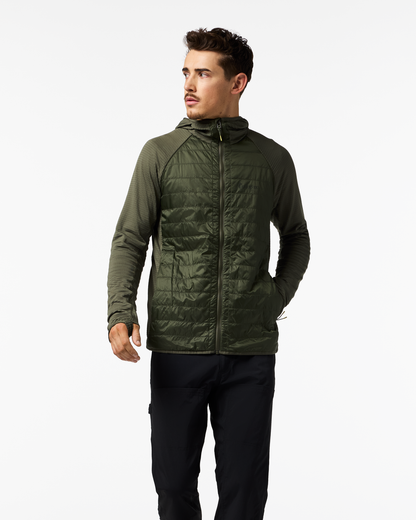 Capa Hybrid Insulated Hooded Jacket - Men's - Fatigue - US 2564
