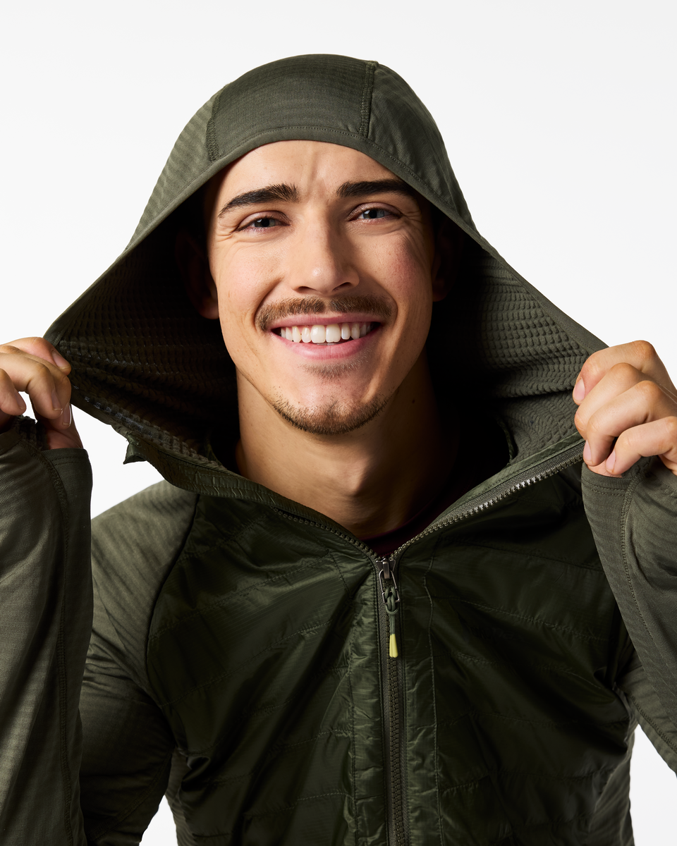 Capa Hybrid Insulated Hooded Jacket - Men's - Fatigue - US 2564