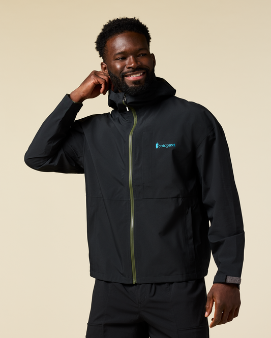 Cielo Rain Jacket - Men's - All Black - US 3132