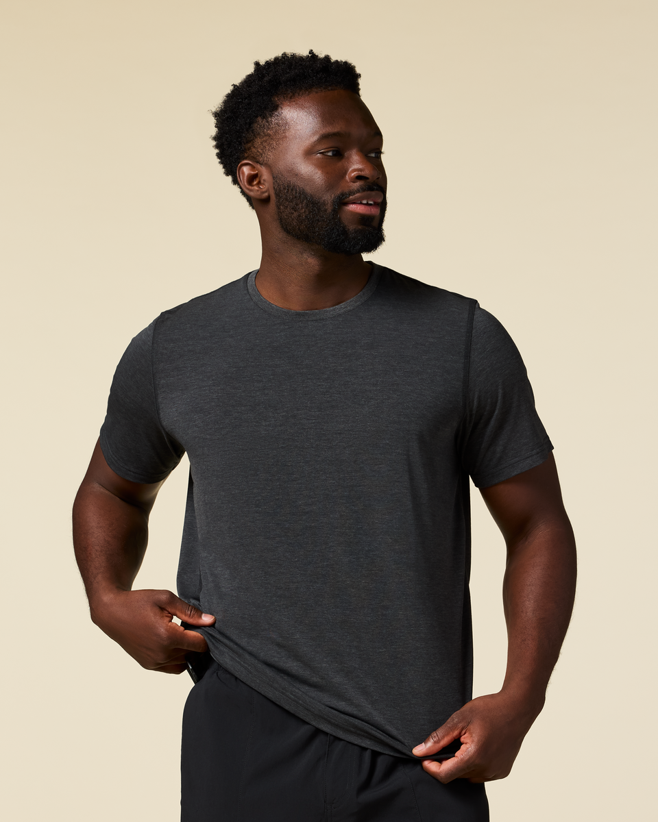 Empaca Crew T-Shirt - Men's - Heather Black - US 0666
