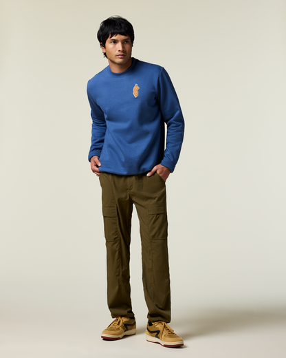 Lava Llama Crew Sweatshirt - Men's - Deep Sea - US 9682