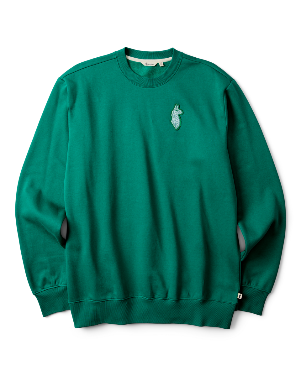 Lava Llama Crew Sweatshirt - Men's - Malachite - US 4046